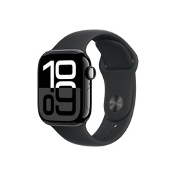 [SWT1044] APPLE WATCH SERIES 10 GPS 46MM JET BLACK ALUMINIUM CASE WITH SPORT BAND S/M BLACK
