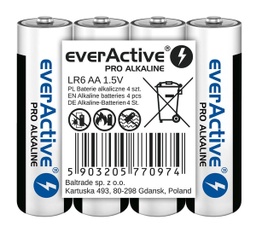 [BATEVE011] 4 x EVERACTIVE PRO LR6 / AA ALKALNE BATERIJE