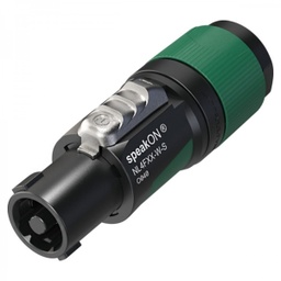 [AUD2191] NEUTRIK NL4FXX-W-L SPEAKON ŽENSKI UTIKAČ Ø16mm