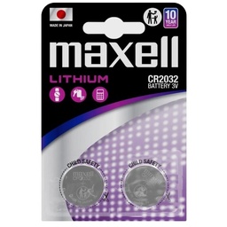 [MAX1216] MAXELL DUGMASTA BATERIJA CR2032 LITIJ-ION BLISTER, 2 KOM