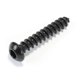 [AUD2280] WOOD SCREWS TRUSS BUTTONHEAD HEX SOCKET BHC M4x20mm STEEL BLACK 8.8 (x10)