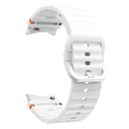 [ACC456] SILIKONSKA NARUKVICA ZA SAMSUNG GALAXY WATCH 7 40 / 44 MM BIJELA