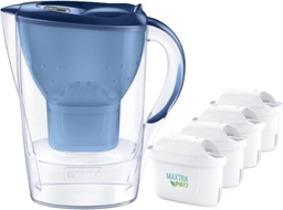 [KUC941] BRITA MARELLA 3.5L XL FILTER VRČ PLAVI + 4  MAXTRA PRO PURE PERFORMANCE PATRONE