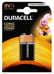 [BATDUR107] DURACELL BASIC ALKALNA BATERIJA 6 LR61 9V BLISTER 1 KOM