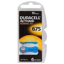 [BATDUR200] DURACELL ACTIVAIR 675 (PR44)