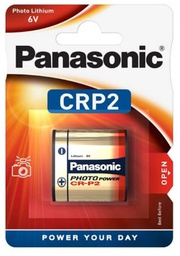 [BATPAN115] PANASONIC LITIUM BATERIJA CRP2/CR223 6V