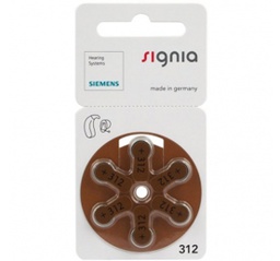 [BATSIM102] SIEMENS SIGNIA 312 MF (PR41) DUGMASTA BATERIJA, 6 KOM