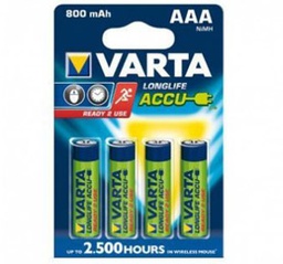 [BATVAR120] VARTA; PUNJIVE BATERIJE 4 x R03, 800 mAh (NAPUNJENE) Ni-Mh