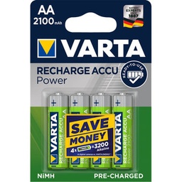 [BATVAR139] VARTA PUNJIVE BATERIJE Ni-Mh 4 x R06 2100 mAh (NAPUNJENE)