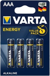 [BATVAR140] VARTA ENERGY ALKALNA BATERIJA 4 X LR03  (AAA) MIKRO 1.5V BLISTER 4/1