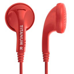 [ESPHP464] TITANUM STEREO EARPHONES TH108R RED