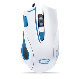 [ESPMOU670] ESPERANZA MIŠ HAWK EGM401WB 7D WIRED WHITE-BLUE