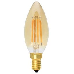 [LEDOP1490] OPTONICA LED ŽARULJA E14 2500K C35 4W GOLD TOPLA BIJELA