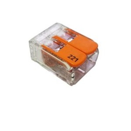 [LEDOP6001] OPTONICA WAGO 221-412 SPOJNICA 2*0.08 2.5MM2+4MM2 32A 400V