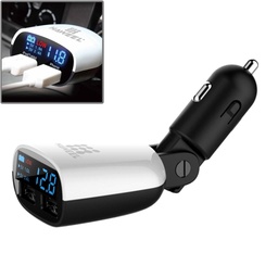 [ACC3020B] HAWEEL AUTO PUNJAČ SA DIGITALNIM ZASLONOM I DVA USB UTORA