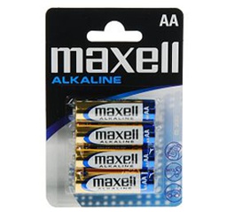 [MAX1155] MAXELL ALKALNE BATERIJE 4 x LR6 (AA) 1,5 V, mignon, blister