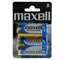 [MAX1184] MAXELL ALKALNE BATERIJE 2 x LR20 (D) 1,5 V, amerikanka, blister