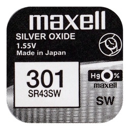 [MAX1203] MAXELL DUGMASTA BATERIJA 301, 386, SR 43, 186