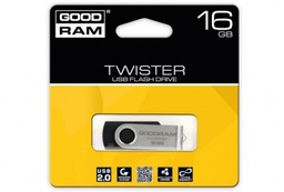 [MEM255] GOODRAM TWISTER USB MEMORIJA 16GB USB2.0 BLACK