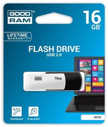 [MEM544] GOODRAM UCO2-0160KWR11 16GB USB2.0 WHITE