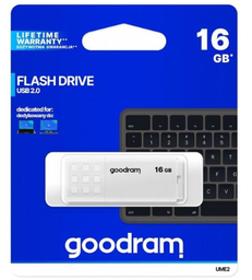 [MEM621] GOODRAM UME2-0160W0R11 16GB USB2.0 WHITE