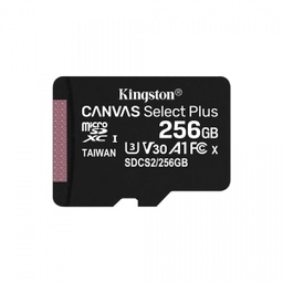 [MEM713] KINGSTON MICROSD 256GB CANVAS SELECT PLUS 100/85MB/S