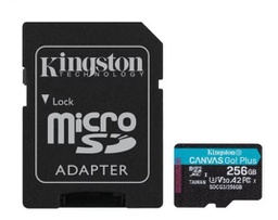 [MEM718] KINGSTON MICROSD 256GB CANVAS GO PLUS 170 MB/s + ADAPTER
