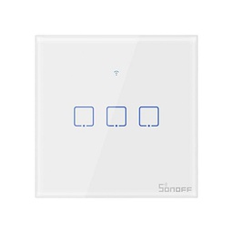 [SH068] SONOFF T1EU3C-TX, SMART WI-FI APP i RF REMOTE SKLOPKA ZA SVJETLO, BIJELA, 3 GRUPE TROŠILA