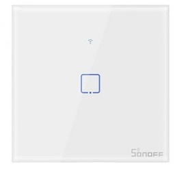 [SH105] SONOFF T2EU1C-TX, SMART WI-FI APP i RF REMOTE SKLOPKA ZA SVJETLO, BIJELI, 1 GRUPA TROŠILA