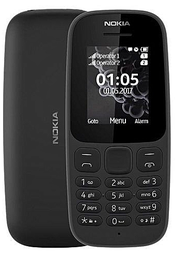 [SMA3643] NOKIA 105 (2019) DUAL BLACK (NEMA HR. MENU)
