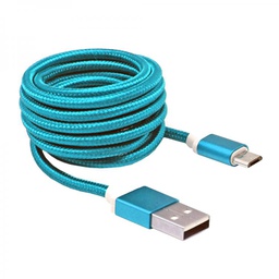[SMTCAB056] KABEL SBOX USB-&gt;MICRO USB M/M 1,5M USB-10315BL, PLAVI