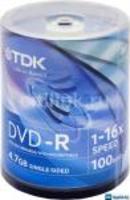 [TDKOM219] TDK DVD+R 4,7GB 16X; 100/1 cake box