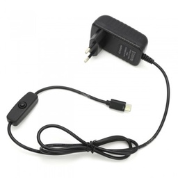 [AUD833] ADAPTER 100-240V TO 5V 3A USB TYPE C SA PREKIDAČEM