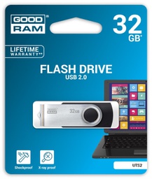 [MEM721] GOODRAM TWISTER USB MEMORIJA 32GB USB2.0 BLACK