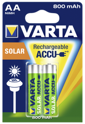 [BATVAR118] VARTA PUNJIVE BATERIJE SOLAR 2xAA NiMH 800 mAh Mignon