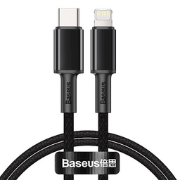 [ACCTFO1495] BASEUS KABEL HIGH DENSITY PD USB-C - LIGTNING 2m 20W BLACK