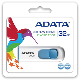 [MEM738] ADATA USB MEMORIJA 2.0 CLASSIC C008 32GB WHITE - BLUE