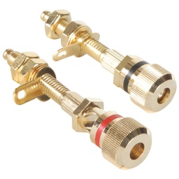 [AUD907] DAYTON AUDIO BPA-38G HD GOLD PLATED BINDING POST Ø15MM x 57MM PAIR