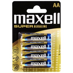 [MAX1210] MAXELL SUPER ALKALNE BATERIJE 4 x LR6 (AA) 1,5 V, mignon, bulk