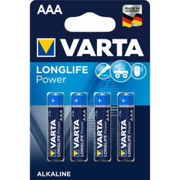 [BATVAR150] VARTA LONGLIFE POWER ALKALNA BATERIJA 4 X LR03 (AAA) 1,5 V MIGNON BLISTER