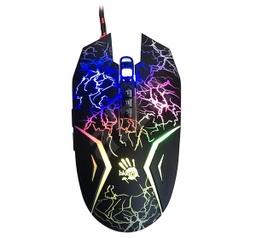 [A4TMOU109] A4TECH BLOODY NEON N50 GAMMIN MOUSE, BLACK