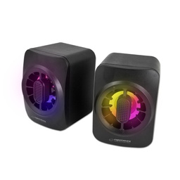 [ESPSPE234] ESPERANZA USB ZVUČNICI 2.0  LED RAINBOW SAKARA