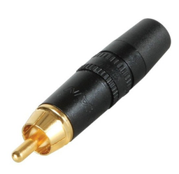 [AUD1089] REAN NEUTRIK NYS373 RCA PLUG 6mm WHITE