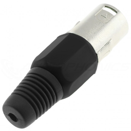 [AUD1261] DYNAVOX 3 WAY MALE XLR CONNECTOR 8MM BLACK