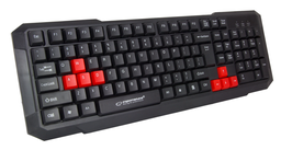 [ESPKEY005] ESPERANZA GAMING TIPKOVNICA ASPIS RED EGK102R