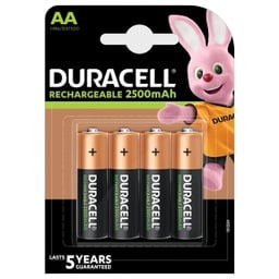 [BATDUR176] DURACELL HR6 DX1500H R6 AA 2500 MAH Ni-MH PUNJIVE BATERIJE