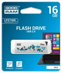 [MEM758] GOODRAM CLICK 16GB USB2.0 WHITE