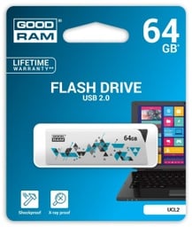 [MEM759] GOODRAM CLICK 64GB USB2.0 WHITE