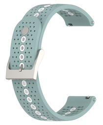 [ACC0201J] UNIVERZALNA SILIKONSKA NARUKVICA ZA SMARTWATCH 20MM CYAN