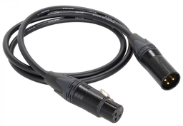 [AUD1323] CANARE EC01 XLR MONO CABLE MALE TO FEMALE 1M (UNIT)